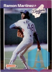 1989 Donruss #464 Ramon Martinez Los Angeles Dodgers Rookie